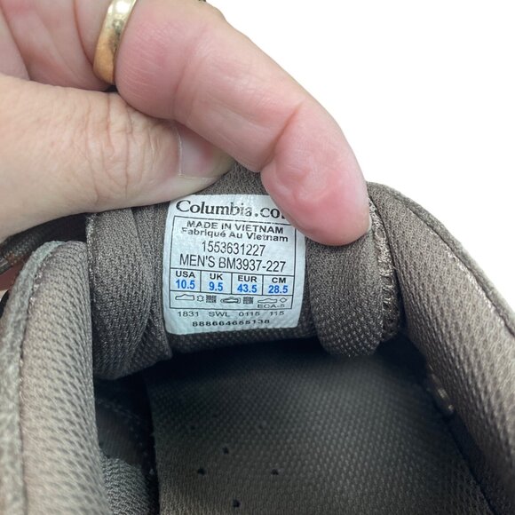 Columbia TechLite Mens Brown Suede Mesh Hiking Trail Shoes Size 10.5 SKU 9429 - Picture 6 of 14